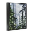 thumbnail image 4 of Stupell Industries Foggy Forest View Landscape Photography Black Framed Art Print Wall Art, 16 x 20, 4 of 10