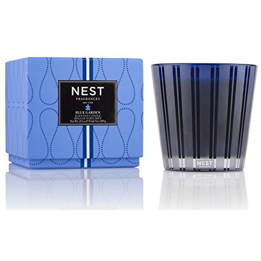 NEST Fragrances 3 Wick Candle Blue Garden , 21.2 oz