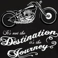 thumbnail image 3 of CafePress - It's The Journey Dark T Shirt - Men's Classic Graphic Cotton T-Shirt, 3 of 4