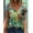 Green, variant on Aloohaidyvio Tops Plus Size,Womens Large V-Neck Printed Short Sleeve T-Shirt Womens Top