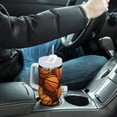 thumbnail image 3 of Basketballs 40 oz Tumbler with Handle and Straw Lid Vacuum Insulated Cup Leak-Proof for Water Iced Tea Coffee, 3 of 9