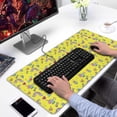 thumbnail image 2 of Long Mouse Pads for Desk,Yellow Cartoon Unicorn Rainbow Heart Desk Mats on Top Of Desks, Desk Mouse Pad Extra Large with 3mm Non-Slip Base and Stitched Edge for Gaming,Work,Home 31.5"x15.7", 2 of 5