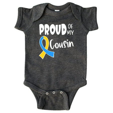 

Inktastic Proud of my Cousin Down Syndrome Awareness Gift Baby Boy or Baby Girl Bodysuit