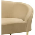 thumbnail image 6 of Meridian Furniture Ritz Camel Velvet Accent Chair, 6 of 8