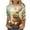 Multicolor, variant on Fartey Happy Easter Shirts for Women Plus Size 3/4 Sleeve Tunic Tops Soft Comfy Crew Neck Bunny Graphic Tees Slim Fit Summer Blouse Dressy Casual Holiday T Shirts Multicolor S-5XL