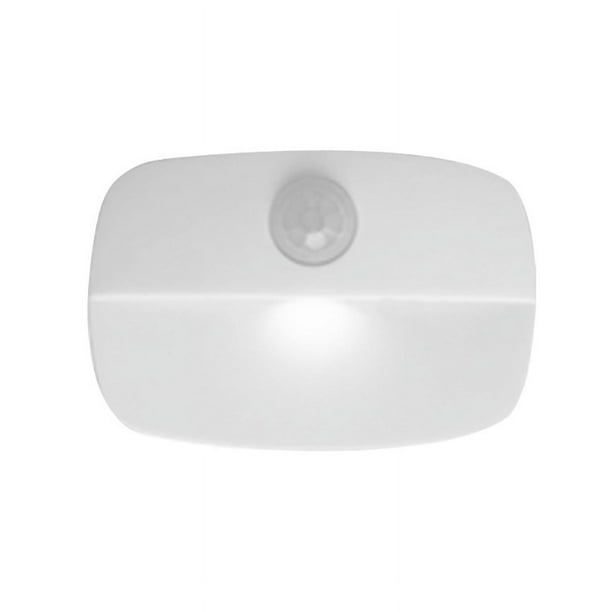 (Paquete de 8) Luces con sensor de movimiento para interiores, luces nocturnas con sensor de movimiento, luces nocturnas con sensor de movimiento a batería de 3 A para pegar en armarios, escaleras, pa