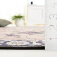 thumbnail image 6 of SAFAVIEH Tucson Georgeanna Traditional Machine Washable Area Rug, Light Blue/Navy, 8' x 10', 6 of 13