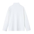 thumbnail image 6 of LODIENY Big and Tall (M-5XL) Mock Neck Undershirt for Men Long Sleeve Knit Thermal Base Layer Tops Relaxed Fit Basic Fall Winter Clothing White M, 6 of 7
