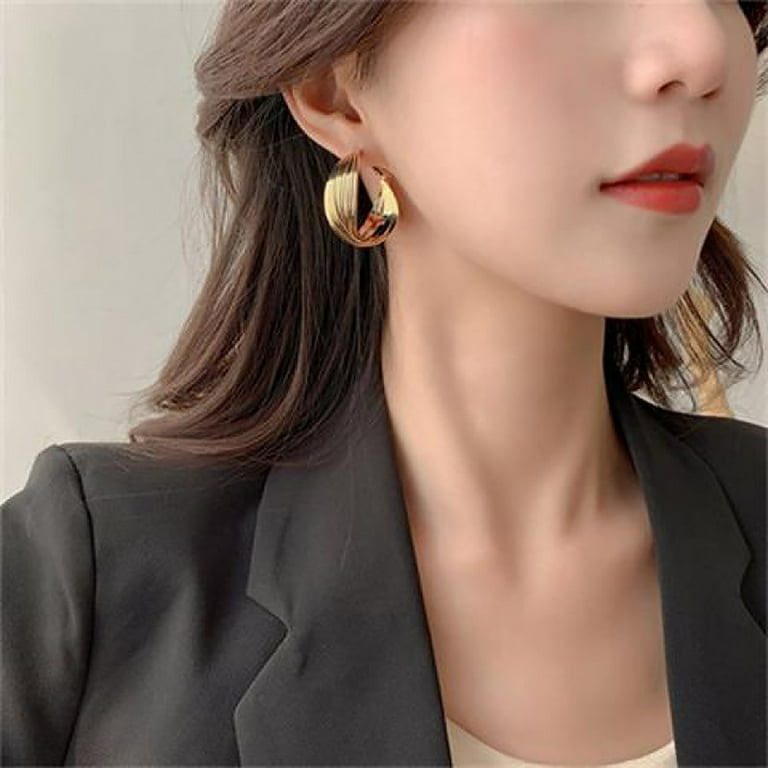 High end hoop earrings deals