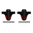 thumbnail image 4 of Yuarrent Guardabarros de neumáticos Guardabarros de carbono resistente al desgaste Accesorios de protección de montaña delantera Ciclismo Piñón fijo Rojo 2piezas Yuarrent CBP000034, 4 of 5