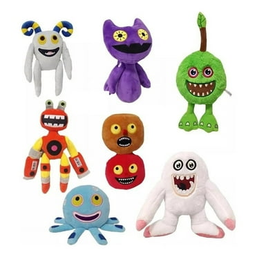 My Singing Monster 7-Piece Plush Octopus Doll Soft