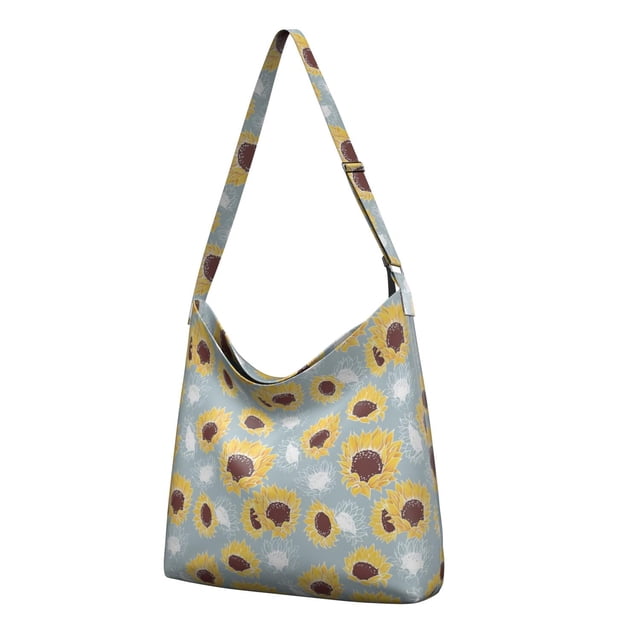 Boho Chic Mandala Shoulder Bag - Spacious Design with Interior Pockets, Stylish & Functional for Women & Students