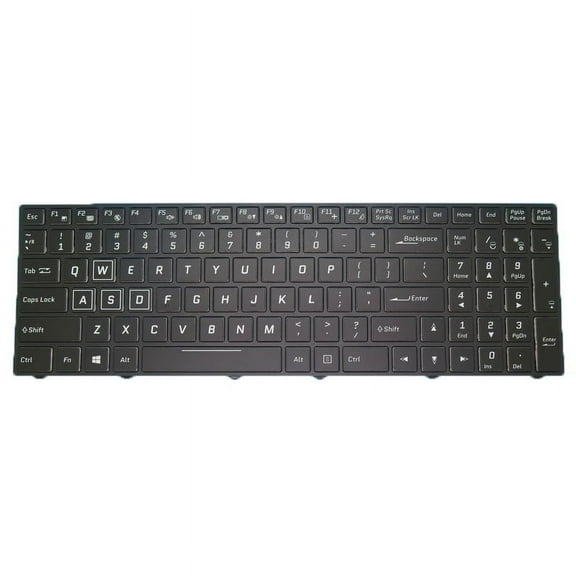 Laptop Colourful Backlit Keyboard For AVELL A72 P955ER English US Black Frame New