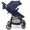 thumbnail image 2 of GAP babyGap 2-in-1 Carriage Stroller - Car Seat Compatible - Easy One-Handed Fold - Lightweight Stoller with Oversized Canopy & Reclining Seat - Made with Sustainable Materials, Navy Camo, 2 of 5