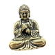 thumbnail image 4 of Pequeña figura de Buda sentado de latón, decoración de escritorio, escultura de mesa, mascota de té en miniatura 26x3cm, 4 of 9