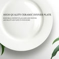 thumbnail image 3 of 6.5 Inch Porcelain Plate Set of 6, White Dessert Plates Ceramic Salad Appetizer Plates for Christmas party, Ceramic Plates for Dinner, 3 of 9
