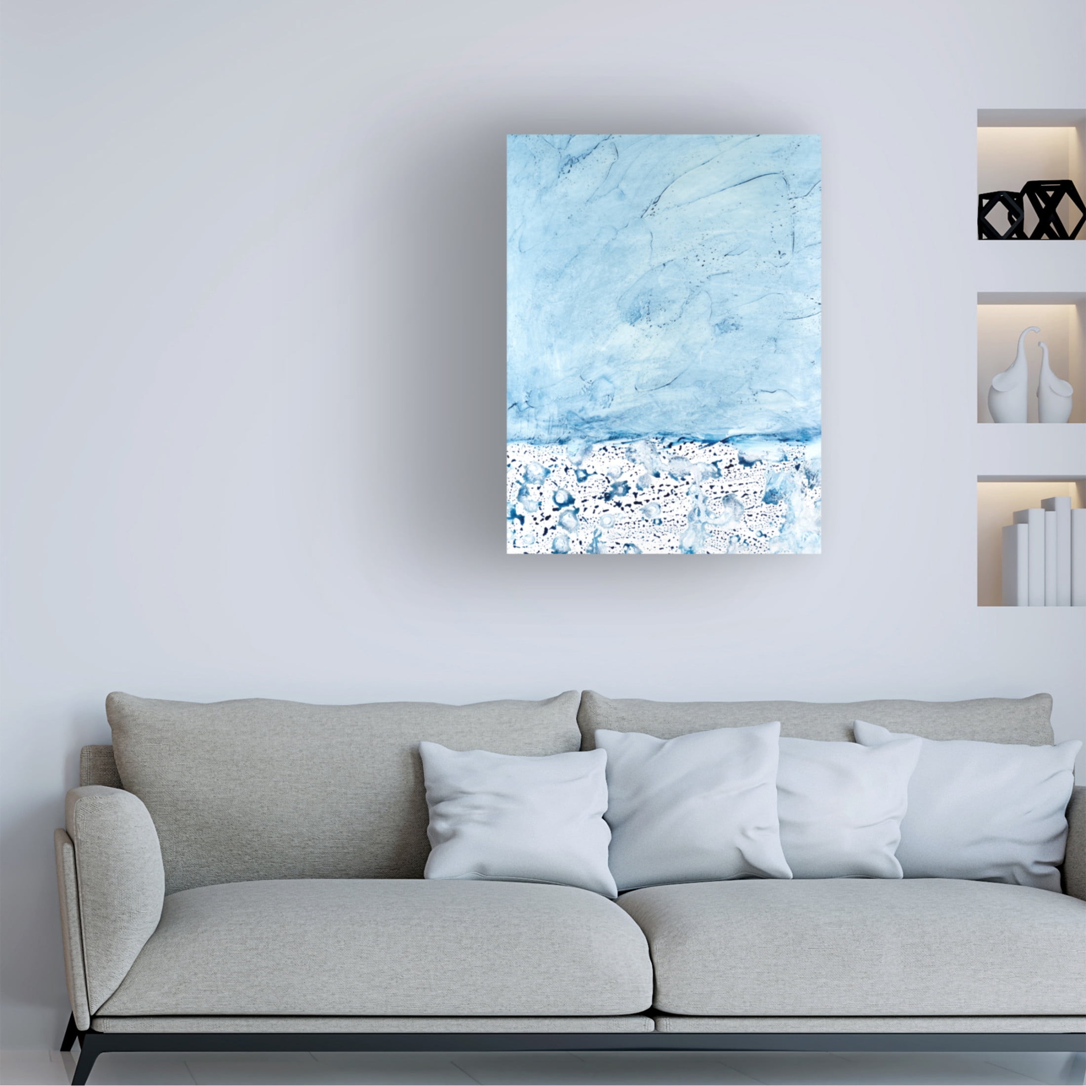 Canvas Wall Art - Michael Willett 'Stonewashed I' Wall Art for Living Room, Bedroom, or Office Décor by Trademark Fine Art - 35 x 47 Inches
