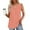 Orange, variant on Admvng Tank Tops for Women 2025 Fashion Spring/Summer Solid Color Casual V-neck Sleeveless Top Tank Top S-2XL