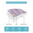 thumbnail image 5 of Purple Mushroom Queen Size Down Alternative Comforter, Lightweight Comforter Quilt Bedding Set with Pillow Shams Botanical Butterfly Spring All Seasons Bed Comforter Duvet Insert 90"x96", 5 of 7