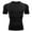 Dark Gray, variant on Prolriy Athletic Workout Shirts for Men, Mens Summer Leisure Sports T Shirt Fashion Lapel 3D Gradient Short Sleeved Round Neck T Shirt Men Compression Shirt Men, Mens Shirts Black L