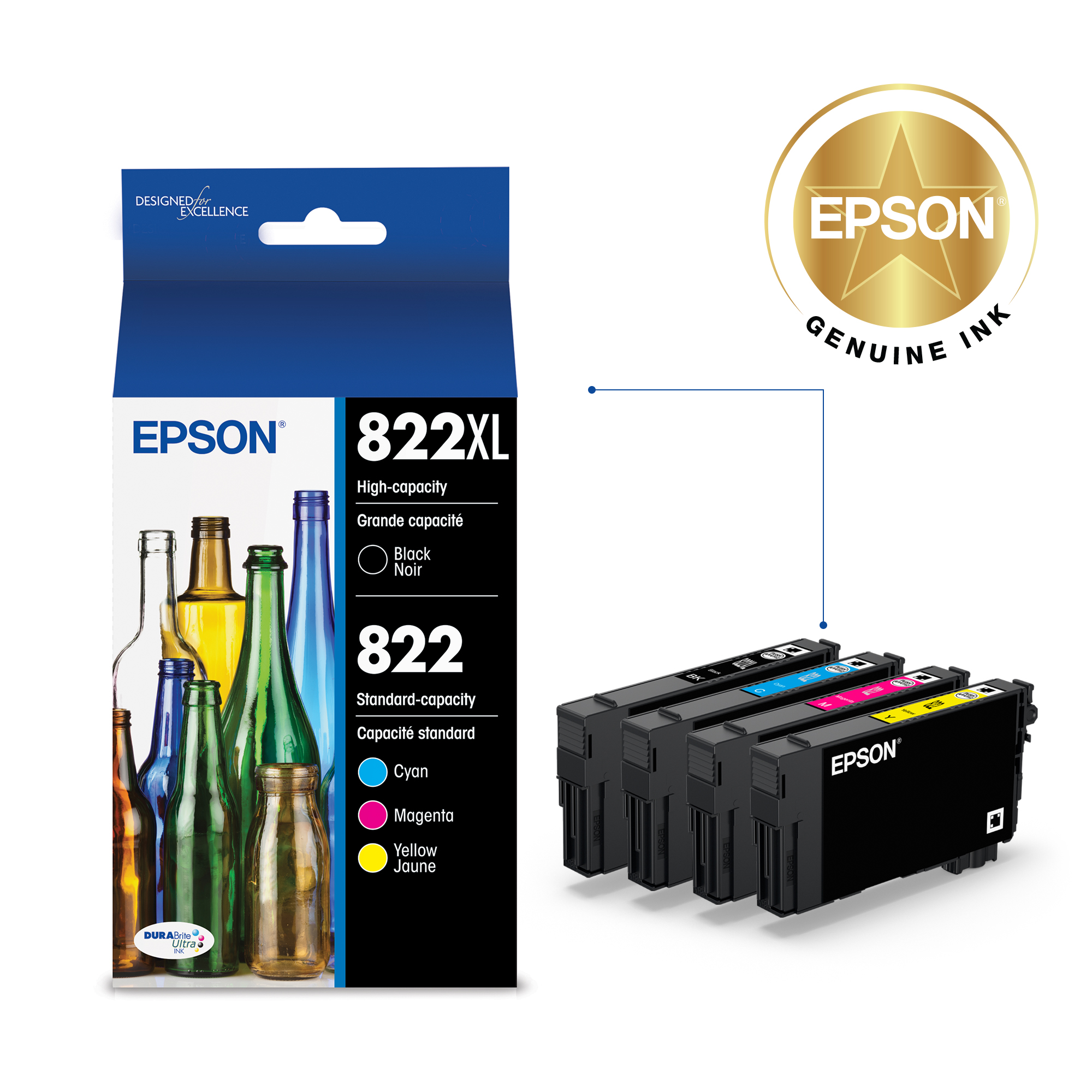 Epson 822 DURABrite Ultra Ink Combo Pack photo 2