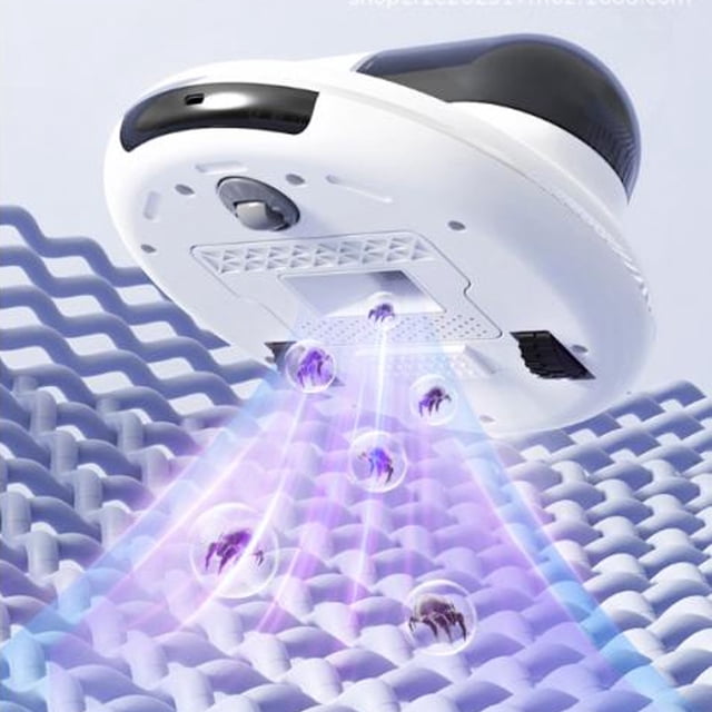 Wireless Bed Dust Remover, 100 W Working Power Small Bed Vacuum Cleaner for Home