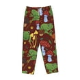 thumbnail image 4 of Daiia Frogs and Mushrooms Women's Sleep Pant with Pockets and Drawstring,Pajama Pants-Large, 4 of 9