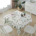 thumbnail image 6 of Sage Green Polka Dot Table Cloth Waterproof Tablecloths, Modern Art Abstract Watercolor Dot Tablecloth Dining Table Cover for Kitchen Party Tabletop Outdoor, Square Tablecloth 60x60 Inch, 6 of 9