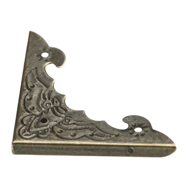 sweethay 20 piezas, cubierta de esquina de de Metal con ángulo de 90 grados, Protector de borde de puerta de estilo Vintage, accesorios para Artesanía