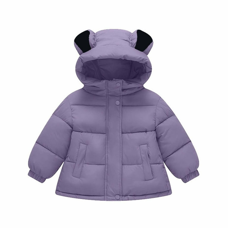 Mwjwdo Baby Boys Water Fleece Lined Puffer Jacket Winter Coat