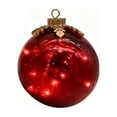 thumbnail image 3 of Large Single Christmas Ball Ornament 5.9in - Shatterproof Plastic with Metallic Finish, Hanging Holiday Decor for Tree/Mantel, Festive Tabletop Accent for Christmas Parties, 3 of 4