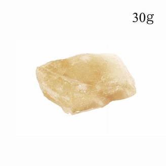 Soulnioi Healing Citrine Crystal Set - Hexagonal Prism Point & Irregular Shape Incense Holder, Natural Rough Stone