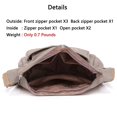 thumbnail image 5 of MINTEGRA Bolso bandolera para mujer de nailon impermeable, bolso de hombro, bolso de mensajero, bolsos ligeros, 5 of 5