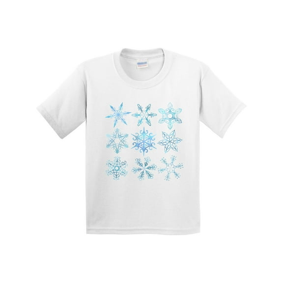 Inktastic Winter Snowflakes Youth T-Shirt