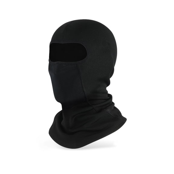 Winter Face Mask, Thermal Black Fleece for Men Women 2 Pack Fall Winter Men's Hats Unisex Warm Knit Skullies Beanies Soft Ski Caps