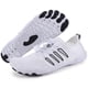 thumbnail image 1 of Sandalias Playa Descalzas FLhrweasw Secado Rápido para Hombres y Mujeres 37 Blanco Negro, 1 of 9