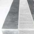 thumbnail image 5 of Chemin de Table en Strass avec Pompons pour Décoration de Table à Dîner (Gris, 13x72 Pouces), 5 of 5