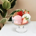thumbnail image 4 of CNKOO Trifle Bowl Glass Large Ice Cream Cone Holder Stand, 4 of 6