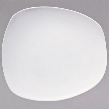 

Oneida L5750000131 8.875 x 7.875 in. Stage Warm White Porcelain Plate
