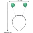 thumbnail image 2 of Paquete de 6 diademas KAIYANG con gafas de extraterrestre diademas con antena marciana y gafas de fiesta, 2 of 5