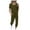 Z10 Army Green, variant on 2Pc Women Solid Color Suit Short Sleeve Tops With Pants Leisure Pocket Home Sweatpants Outfit Sets Army Green