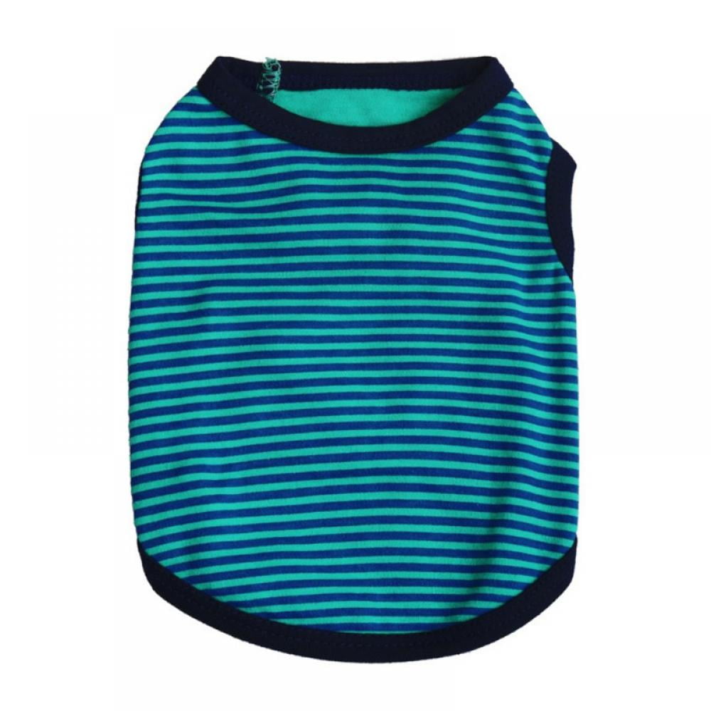 Summer Dog Shirts Pet Striped Dog Clothes for Small Dogs
