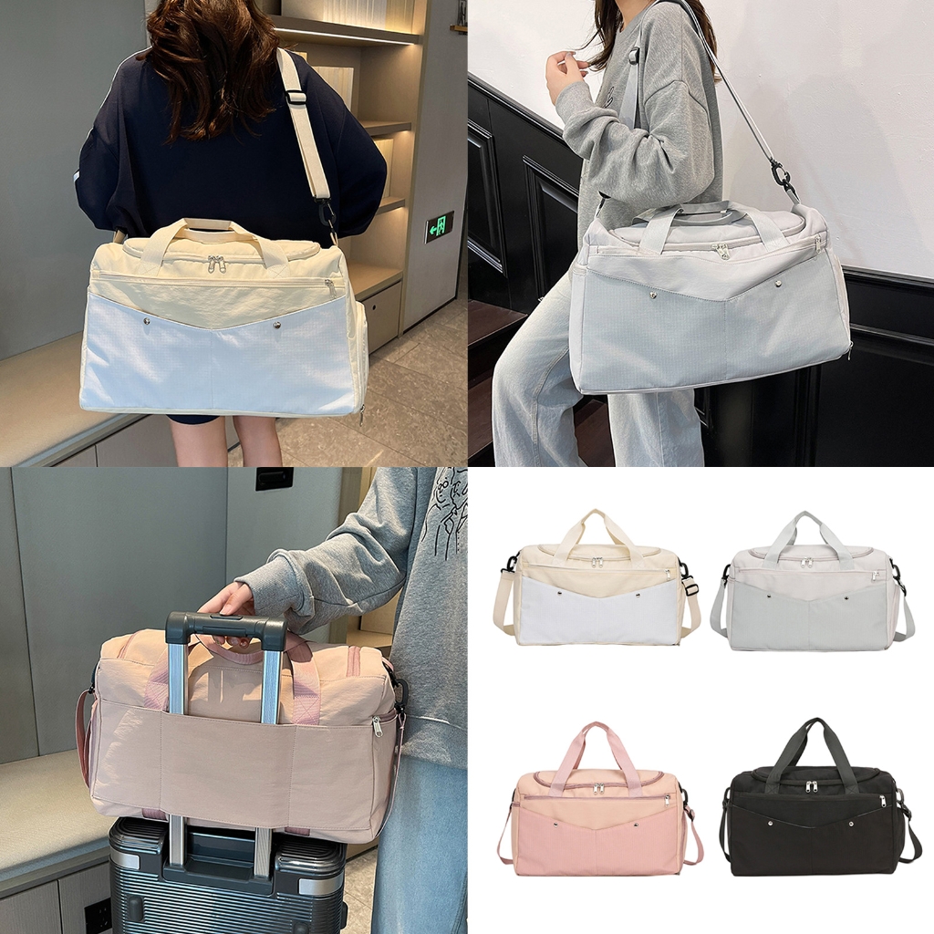 Travel Duffle Bag Sports Gym Toted Bag Carrys on Weekender Bag Overnight Bag Waterproof Luggage Bag for Women Ladies