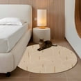 thumbnail image 2 of Round Rug 4Ft Washable Non-Slip, Khaki Boho Circle Area Rugs for Living Room Bedroom, Middle Century Modern Abstract Art Indoor Floor Mats Carpet Runner for Home Decor Aesthetic, 2 of 8