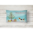 thumbnail image 2 of Carolines Treasures CK3519PW1216 Beagle Christmas Tree Canvas Fabric Decorative Pillow, 2 of 4