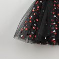 thumbnail image 5 of Wxolcjlv Womens Heart Print Tulle Mini Skirt Elastic Waist Mesh Tutu Skirts, 5 of 6