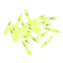 QccHieUs 20 Pieces Fishing Tackle Rattles 3mmx16mm Easy Installation Fishing Rattle Bells Yellow Green