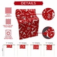 thumbnail image 5 of Table Runner 90 Inch Long - Christmas Reindeer SnowflakesDecorative Table Scarf,Red and WhiteDining Table Runners for Wedding Party Kitchen Dining Tables, 5 of 9