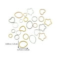 thumbnail image 2 of 96pcs Geometric Designed Ear Pendant DIY Hollow Charms Earrings DIY Accessories, 2 of 9