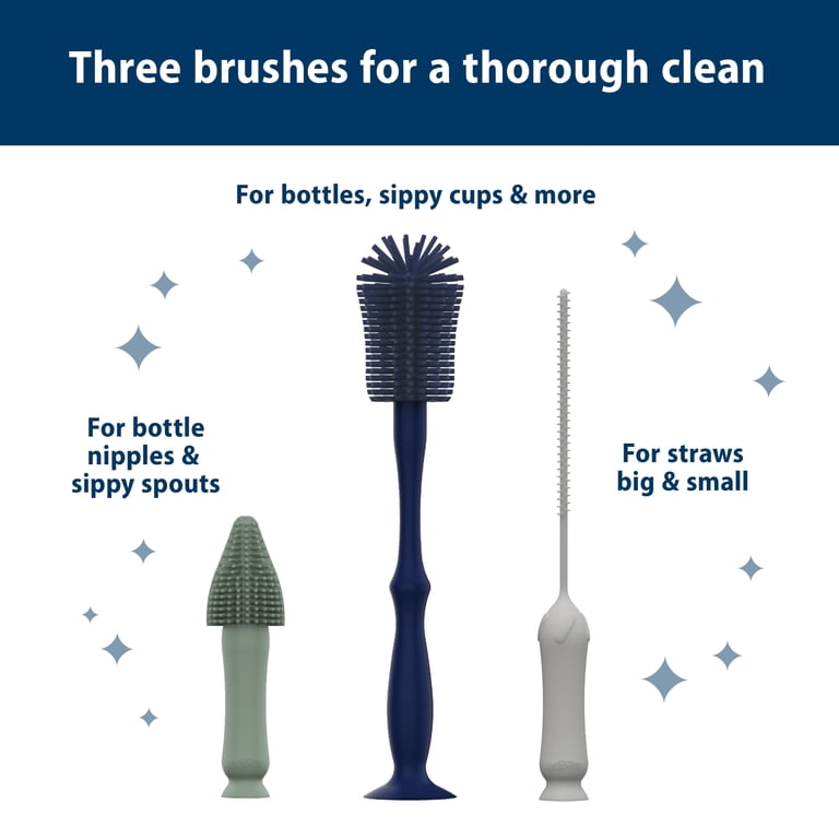 Dr. Brown's Silicone Cleaning Brush Set, 3-Pack photo 4